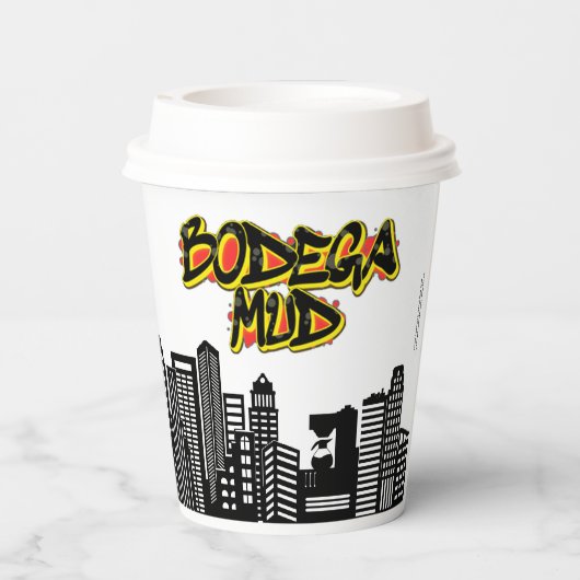 Gobelets En Papier Bodega Mud Coffee Cup (Verso)