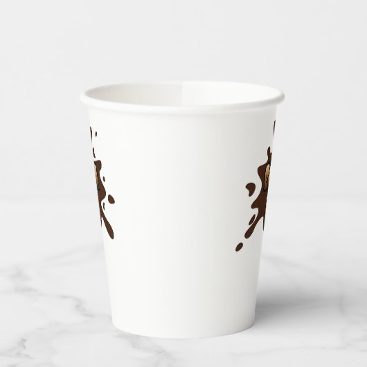 Gobelets En Papier Bodega Mud Coffee Cup - déversement de café (Gauche)