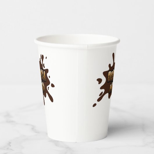 Gobelets En Papier Bodega Mud Coffee Cup - déversement de café (Droite)