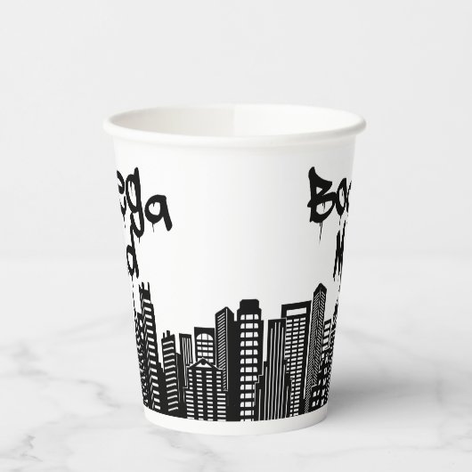 Gobelets En Papier Bodega Mud Coffee Cup - version marqueur noir (Gauche)