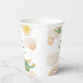 Gobelets En Papier Boho Adventure Helicopter Airplane Baby Shower (Droite)