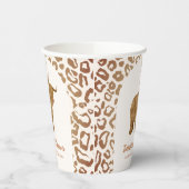 Gobelets En Papier Boho Arch Saint-Vache Baby shower occidental (Gauche)