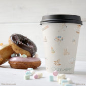 Gobelets En Papier Boho Automne Personnalisé Baby shower Paper Cup