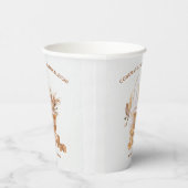 Gobelets En Papier Boho Bassinet Nursery Baby shower (Droite)