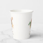 Gobelets En Papier Boho Cosy Teddy Bear Sleep Baby shower (Gauche)