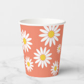 Gobelets En Papier Boho Daisy (Verso)