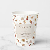 Gobelets En Papier Boho Fall (Verso)