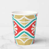 Gobelets En Papier Boho Fiesta géométrique (Droite)