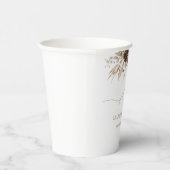 Gobelets En Papier Boho Floral Citrouille Fall in Love (Droite)