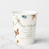 Gobelets En Papier Boho Love Bug Insectes baby shower libellule (Verso)