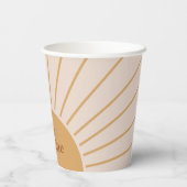 Gobelets En Papier Boho Our Little Sunshine (Verso)