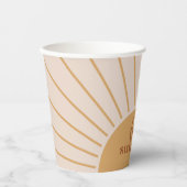 Gobelets En Papier Boho Our Little Sunshine (Recto)