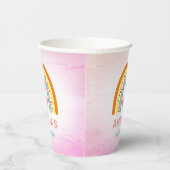 Gobelets En Papier Boho Rainbow Girls Birthday Party (Droite)