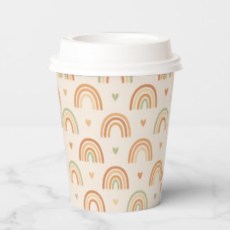 Gobelets En Papier Boho Rainbow Paper Cup