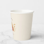 Gobelets En Papier Boho Rainbow Un Premier Anniversaire (Gauche)