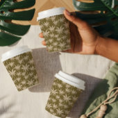 Gobelets En Papier Boho Retro Tropical Palm Tree Motif Graduation