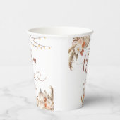 Gobelets En Papier Boho Rustic Citrouille Fall in Love Paper Cup (Droite)