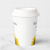 Gobelets En Papier Boho Sunflower Famille Réunion Barbecue d'été (Droite)