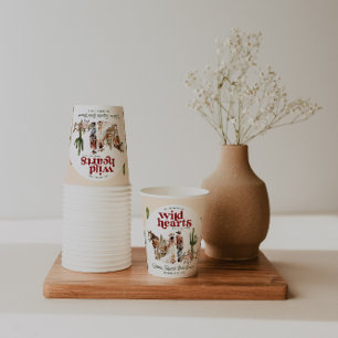 Gobelets En Papier Boho Western Desert   Enterrement de vie de jeune 