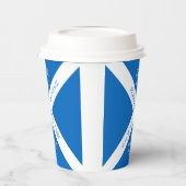 Gobelets En Papier Boire à manger et toast Robbie Burns Scottish Flag (Gauche)