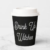 Gobelets En Papier Boire Des Sorcières Coupes De Papier (Verso)