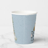 Gobelets En Papier Bois Animaux Baby shower garçon (Droite)