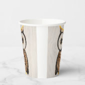 Gobelets En Papier  Bois - Chouette - Wood Owl (Gauche)