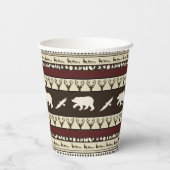 Gobelets En Papier Bois d'automne (Verso)