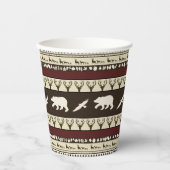 Gobelets En Papier Bois d'automne (Recto)