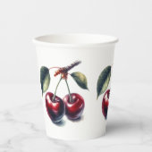 Gobelets En Papier Boisson Charming Cherry (Recto)