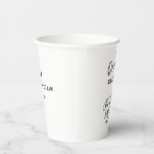 Gobelets En Papier Boissons sur nous Simple Funny Custom Mariage (Droite)