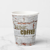 Gobelets En Papier Boîte à bois Boîte à papier (Verso)