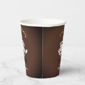 Gobelets En Papier Boîte de café Mariage 'L'amour est dans la prépara (Droite)