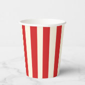 Gobelets En Papier Boîte Postale Crème Tofu Bandes Rouges (Droite)