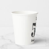 Gobelets En Papier Bold Happy 50th Birthday Photo (Droite)