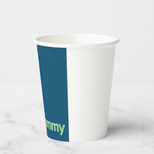 Gobelets En Papier bon anniversaire minimum simple (Gauche)