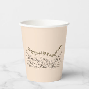 Gobelets en Papier Bon café! Papieren Bekers