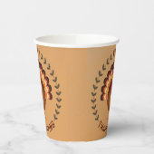 Gobelets En Papier Bon thanksgiving Turquie tasse de papier (Gauche)