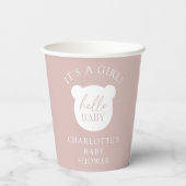 Gobelets En Papier Bonjour bébé ours C'est un garçon