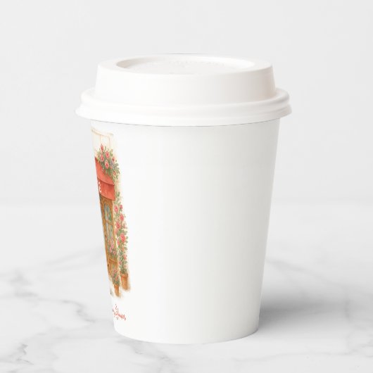 Gobelets En Papier Bonjour Bebe Paris Café Baby shower (Gauche)