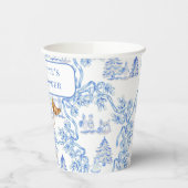 Gobelets En Papier Bonjour Bebe Romantique French Girl Baby shower Pa (Gauche)