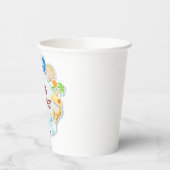 Gobelets En Papier Bonjour été (Gauche)