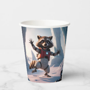 Gobelets En Papier Bonjour, Salut Raccon