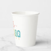 Gobelets En Papier Bonjour Summer Pastel Popsicles (Gauche)