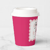 Gobelets En Papier Bonjour Trente Wavy Super 30e anniversaire (Droite)