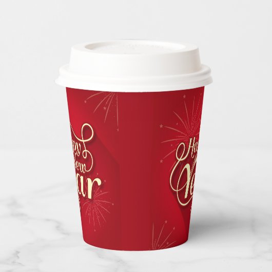 Gobelets En Papier Bonne année (Gauche)