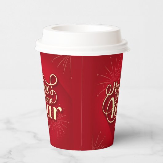 Gobelets En Papier Bonne année (Droite)