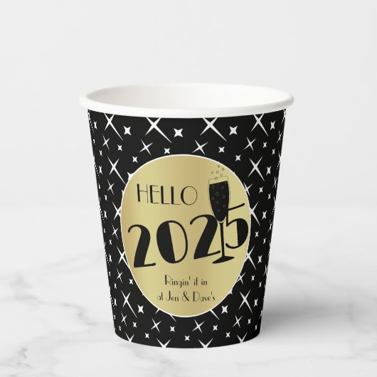 Gobelets En Papier Bonne année (Recto)