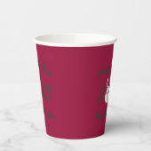 Gobelets En Papier Bonne année 2023 Année du lapin (Gauche)