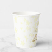 Gobelets En Papier Bonne année Gold Stars (Droite)